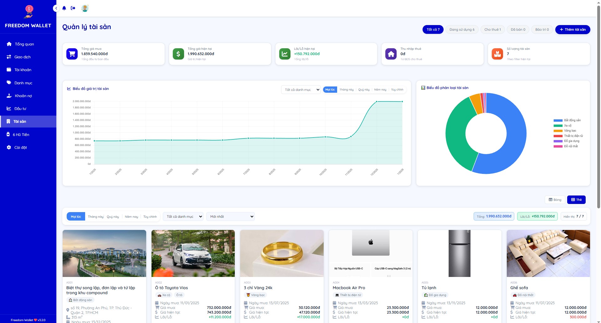 Quản Lý Tài Sản